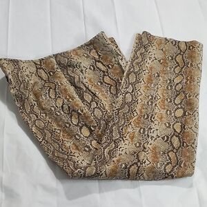 Susan‎ Bristol Snake Print Skirt with Yellow Trim